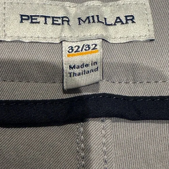 Peter Millar eb 66 5 pocket pants in Gale Grey. - Picture 3 of 5